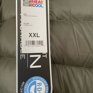 Dark green 32 degree down puffer